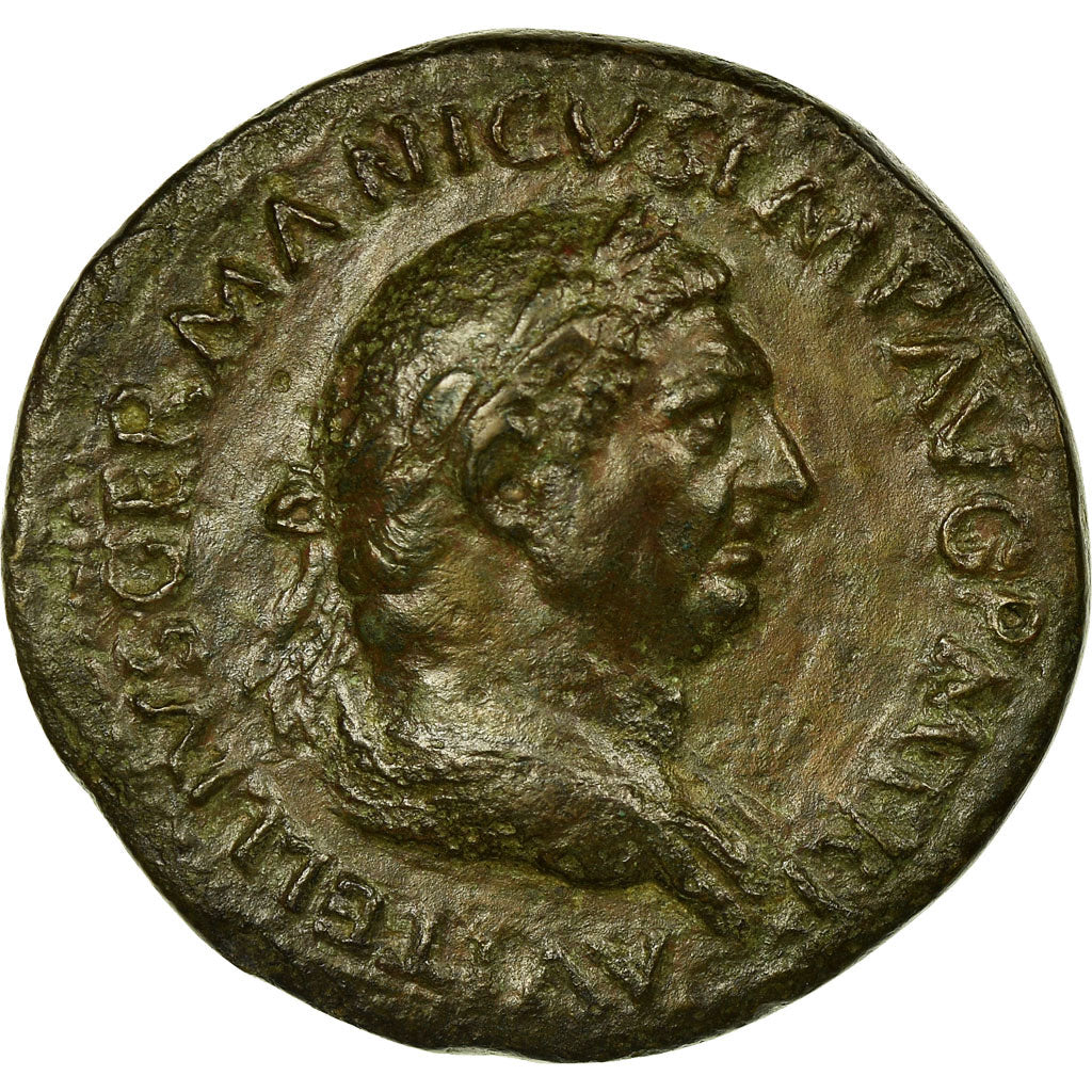 Coin, Vitellius, Sestertius, 69 AD, Rome, EF(40-45), Bronze, RIC:118