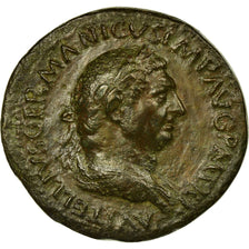Coin, Vitellius, Sestertius, 69 AD, Rome, EF(40-45), Bronze, RIC:118