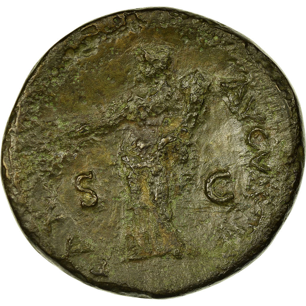Coin, Vitellius, Sestertius, 69 AD, Rome, EF(40-45), Bronze, RIC:118