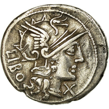 Coin, Marcia, Denarius, 148 BC, Rome, Fourrée, EF(40-45), Silver
