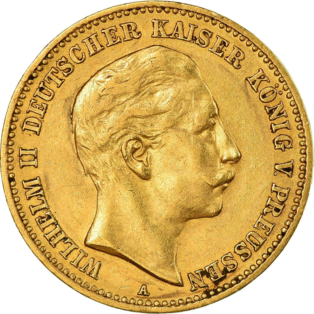 Monnaie, Etats allemands, PRUSSIA, Wilhelm II, 10 Mark, 1905, Berlin, TTB+, Or