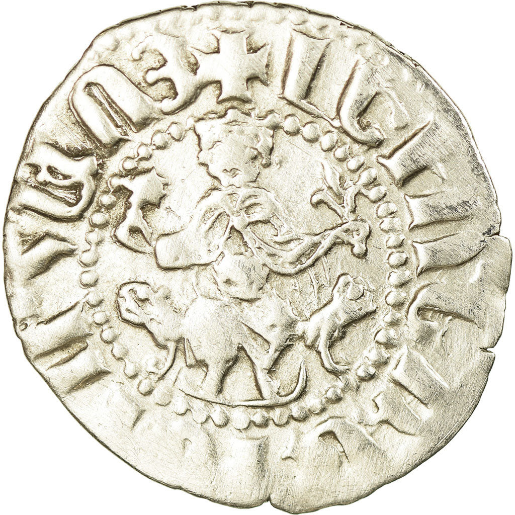 Coin, Armenia, Leon I, Tram, 1198-1219 AD, Sis, EF(40-45), Silver