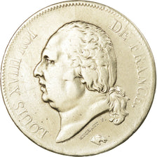 Coin, France, Louis XVIII, 5 Francs, 1816, Bayonne, VF(20-25), Silver, KM:711.8