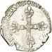Munten, Frankrijk, Henri III, 1/4 Ecu, 1583, Bayonne, ZF, Zilver, Sombart:4662