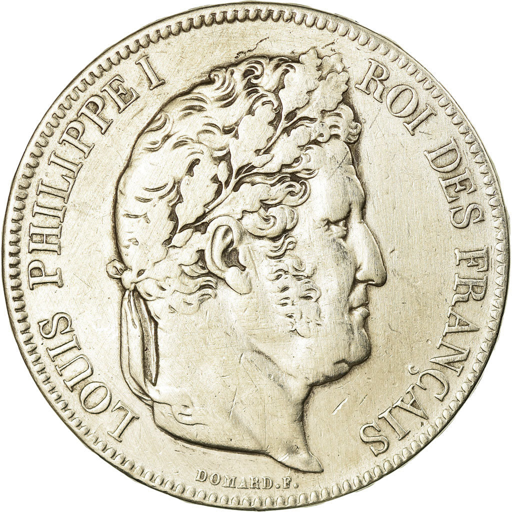 Münze, Frankreich, Louis-Philippe, 5 Francs, 1832, Paris, S+, Silber, KM:749.1
