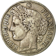 Monnaie, France, Cérès, 5 Francs, 1850, Paris, TB, Argent, Gadoury:719