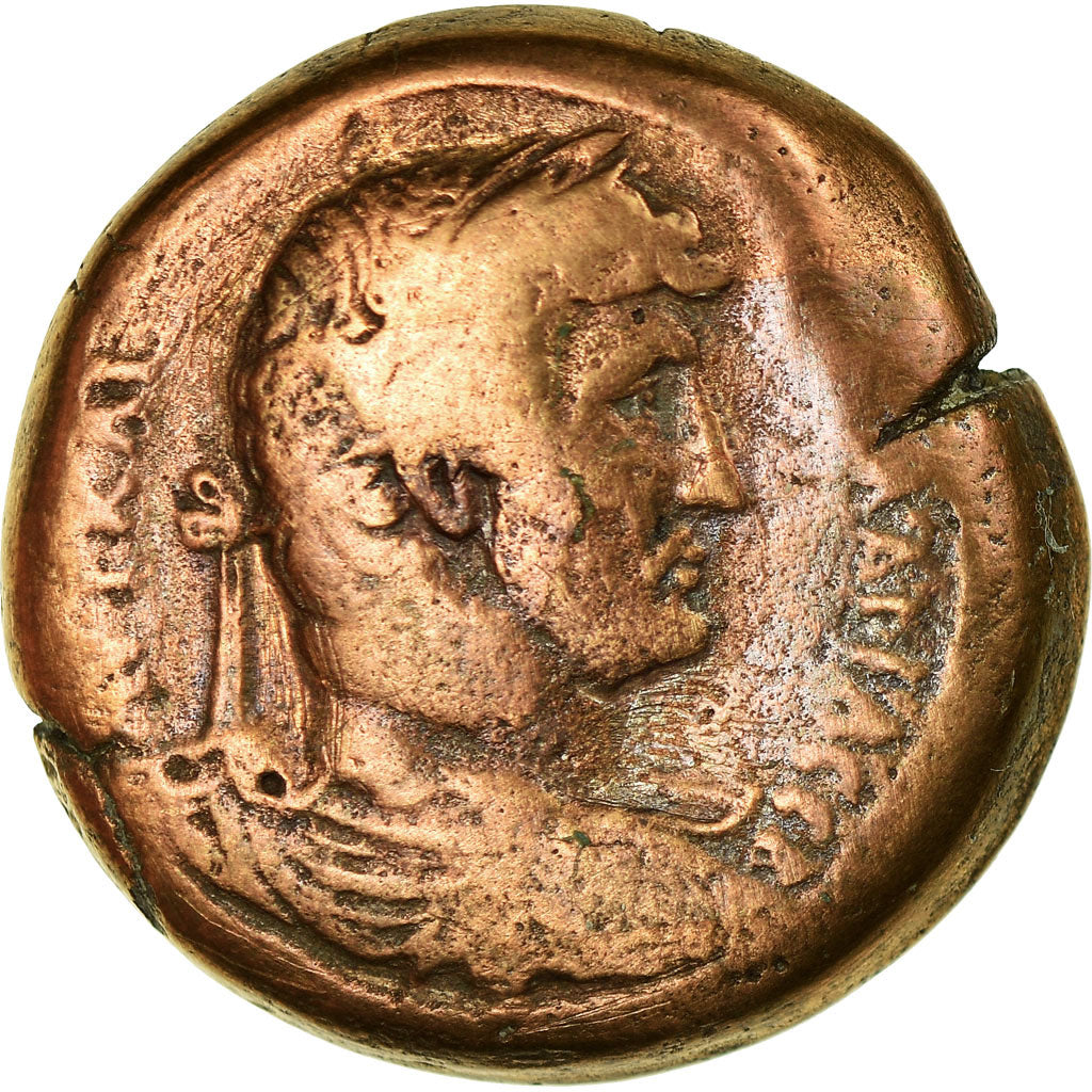 Munten, Hadrius, Drachm, 131-132, Alexandria, FR+, Bronze