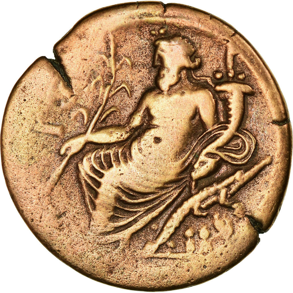Munten, Hadrius, Drachm, 131-132, Alexandria, FR+, Bronze