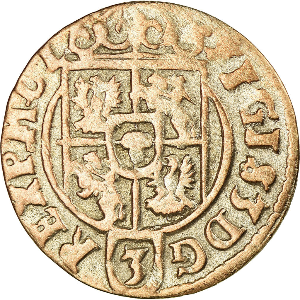 Monnaie, Pologne, Sigismund III, 3 Polker, 3 Poltorak - 1 Kruzierz, 1623, TB+
