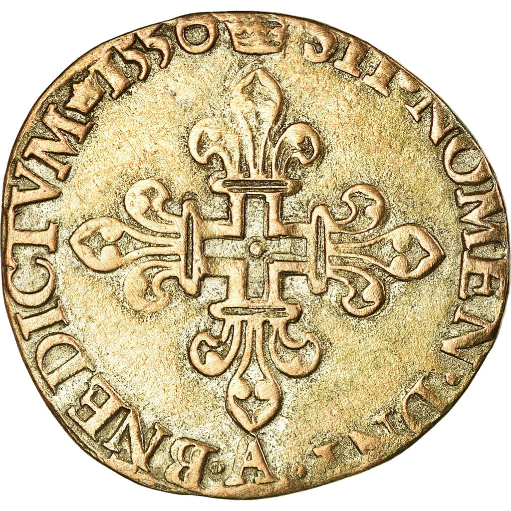 Münze, Frankreich, Henri II, Gros de Nesle, 1550, Paris, S+, Billon