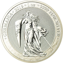 Coin, Germany, Germania, 1 oz, 5 Mark, 2019, MS(65-70), Silver