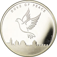 Israel, medalla, Dove of Peace, 1 Troy Ounce, 2013, FDC, Plata