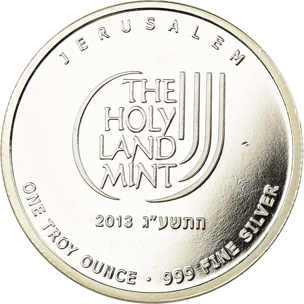 Israel, Medal, Dove of Peace, 1 Troy Ounce, 2013, MS(65-70), Silver