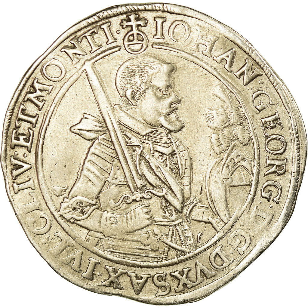 Coin, Germany, SAXONY-ALBERTINE, Johann Georg I, Thaler, 1623, Dresden