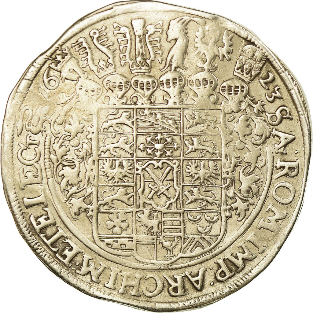Coin, Germany, SAXONY-ALBERTINE, Johann Georg I, Thaler, 1623, Dresden