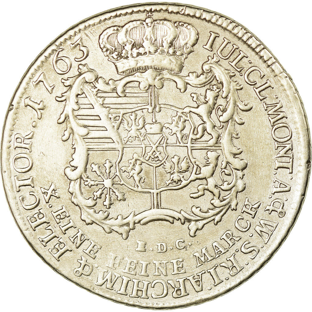 Münze, Deutsch Staaten, SAXONY-ALBERTINE, Friedrich Christian, Thaler, 1763