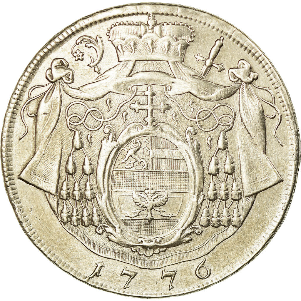 Coin, AUSTRIAN STATES, SALZBURG, Hieronymus, Thaler, 1776, EF(40-45), Silver