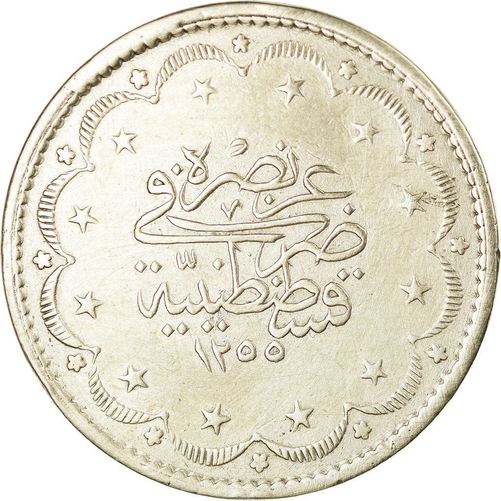 Coin, Turkey, Abdul Mejid, 20 Kurush, 1849, Qustantiniyah, EF(40-45), Silver