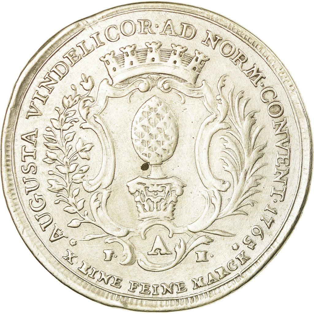 Coin, German States, AUGSBURG, Thaler, 1765, VF(30-35), Silver, KM:184