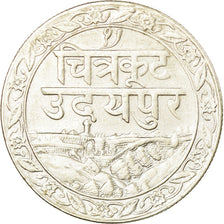 Münze, INDIA-PRINCELY STATES, MEWAR, Fatteh Singh, Rupee, 1928, SS, Silber