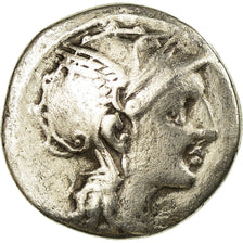 Coin, Mallia, Denarius, 111-110 BC, Rome, VF(30-35), Silver, Crawford:299/1a