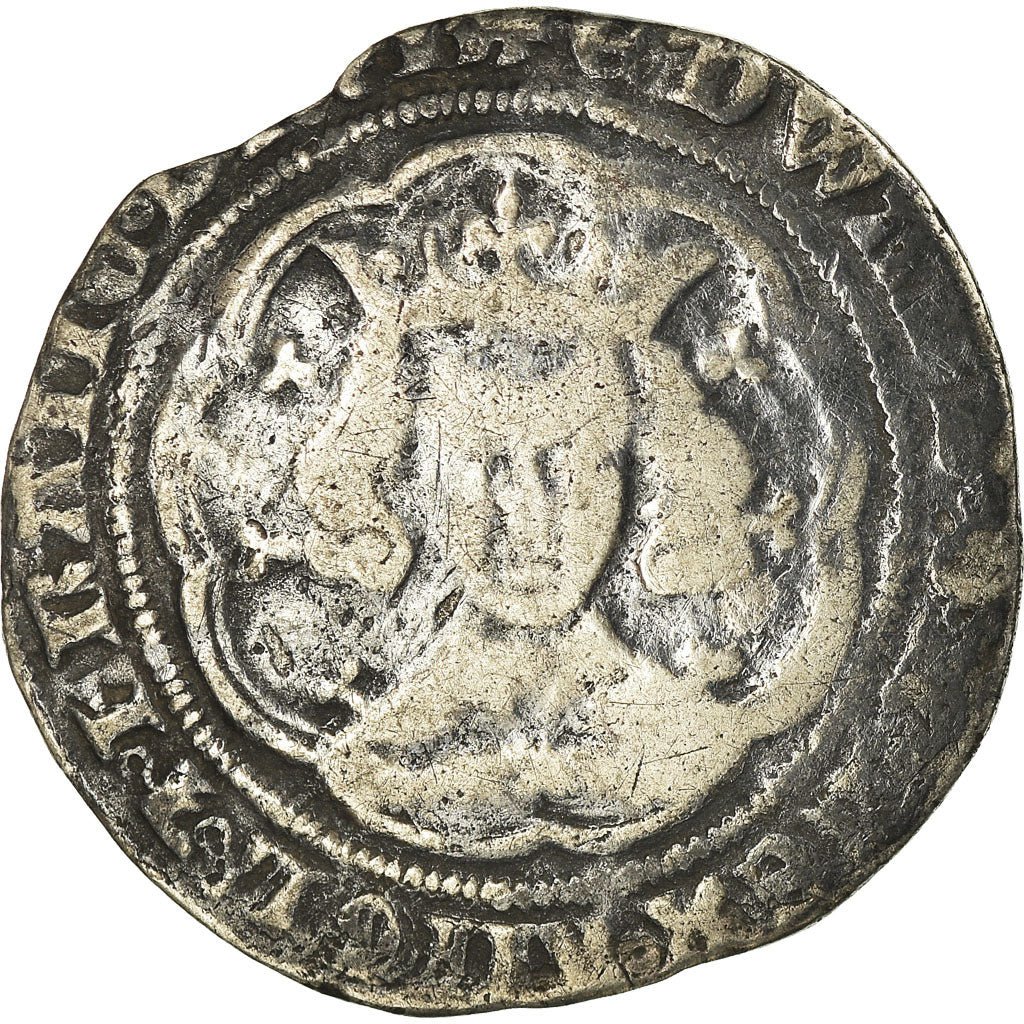 Coin, Great Britain, Edward III, Gros, 1356-1361, London, VF(20-25), Silver