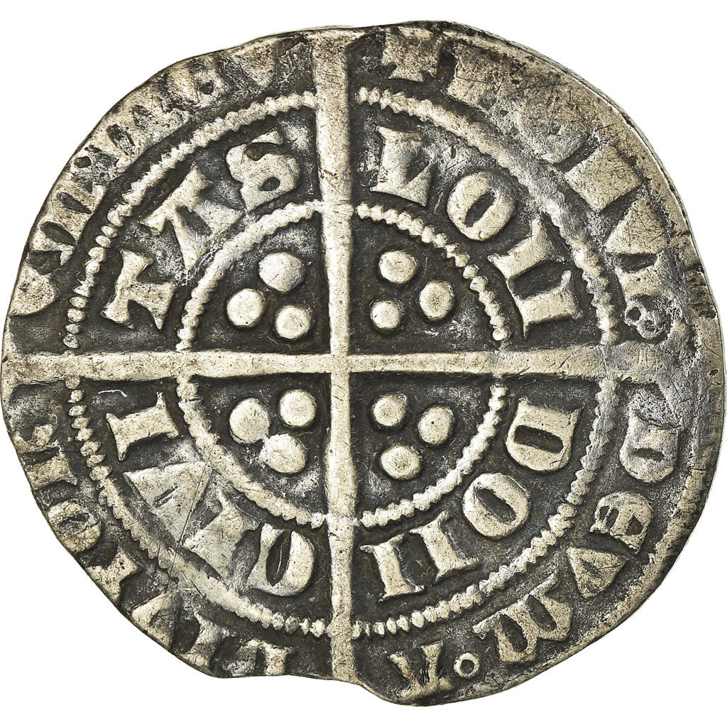 Coin, Great Britain, Edward III, Gros, 1356-1361, London, VF(20-25), Silver
