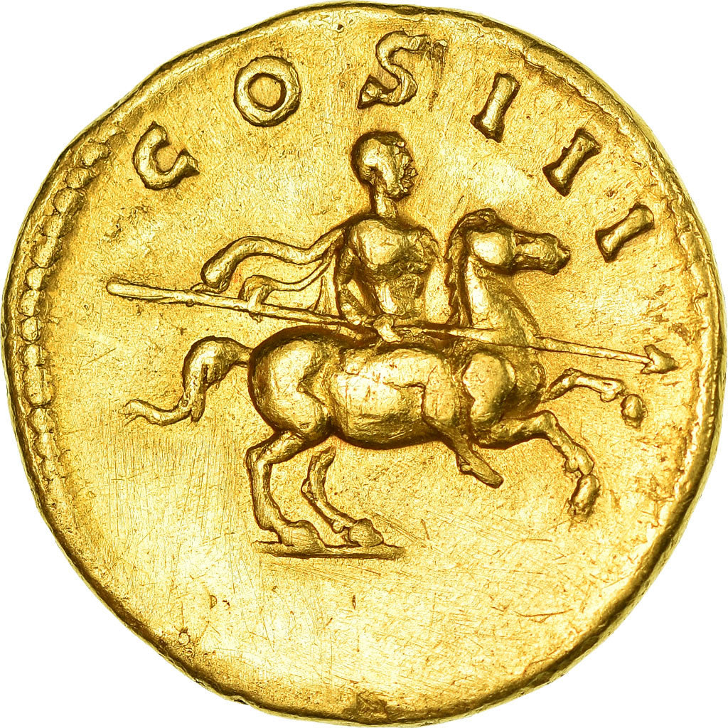 Coin, Hadrian, Aureus, 125-128, Rome, AU(50-53), Gold, RIC:187e