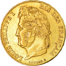 Monnaie, France, Louis-Philippe, 20 Francs, 1840, Paris, TTB+, Or, Gadoury:1031