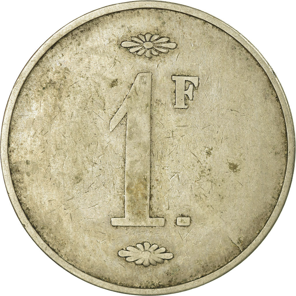 Coin, France, Café Bellevue, Lille, 1 Franc, VF(30-35), Nickel plated brass