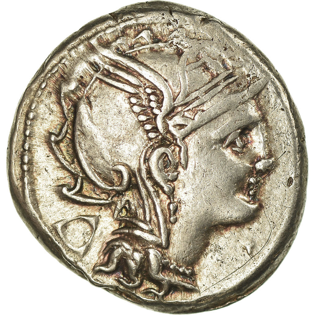Coin, Mallia, Denarius, 111-110 BC, Rome, AU(55-58), Silver, Crawford:299/1a