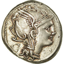 Coin, Mallia, Denarius, 111-110 BC, Rome, AU(55-58), Silver, Crawford:299/1a