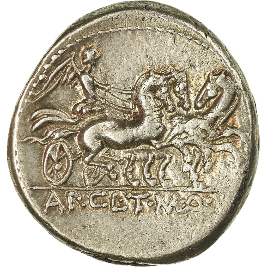 Coin, Mallia, Denarius, 111-110 BC, Rome, AU(55-58), Silver, Crawford:299/1a