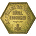 Monnaie, France, Aciéries de Longwy, Hôtel Economat, Longwy, 1 Franc, 1883