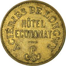 Monnaie, France, Aciéries de Longwy, Hôtel Economat, Longwy, 50 Centimes