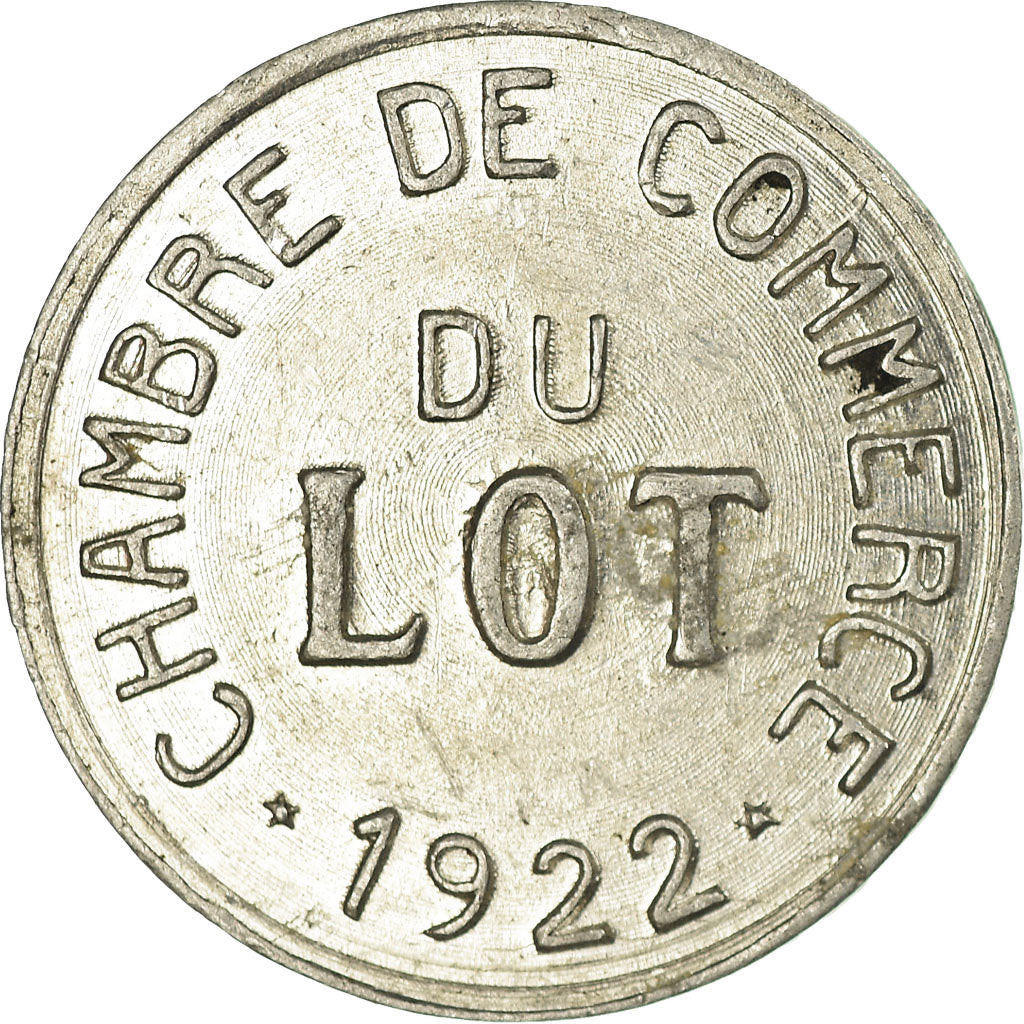 Monnaie, France, Chambre de Commerce du Lot, 5 Centimes, 1922, SUP, Aluminium