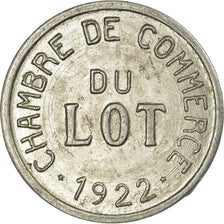 Coin, France, Chambre de Commerce du Lot, 10 Centimes, 1922, AU(55-58)