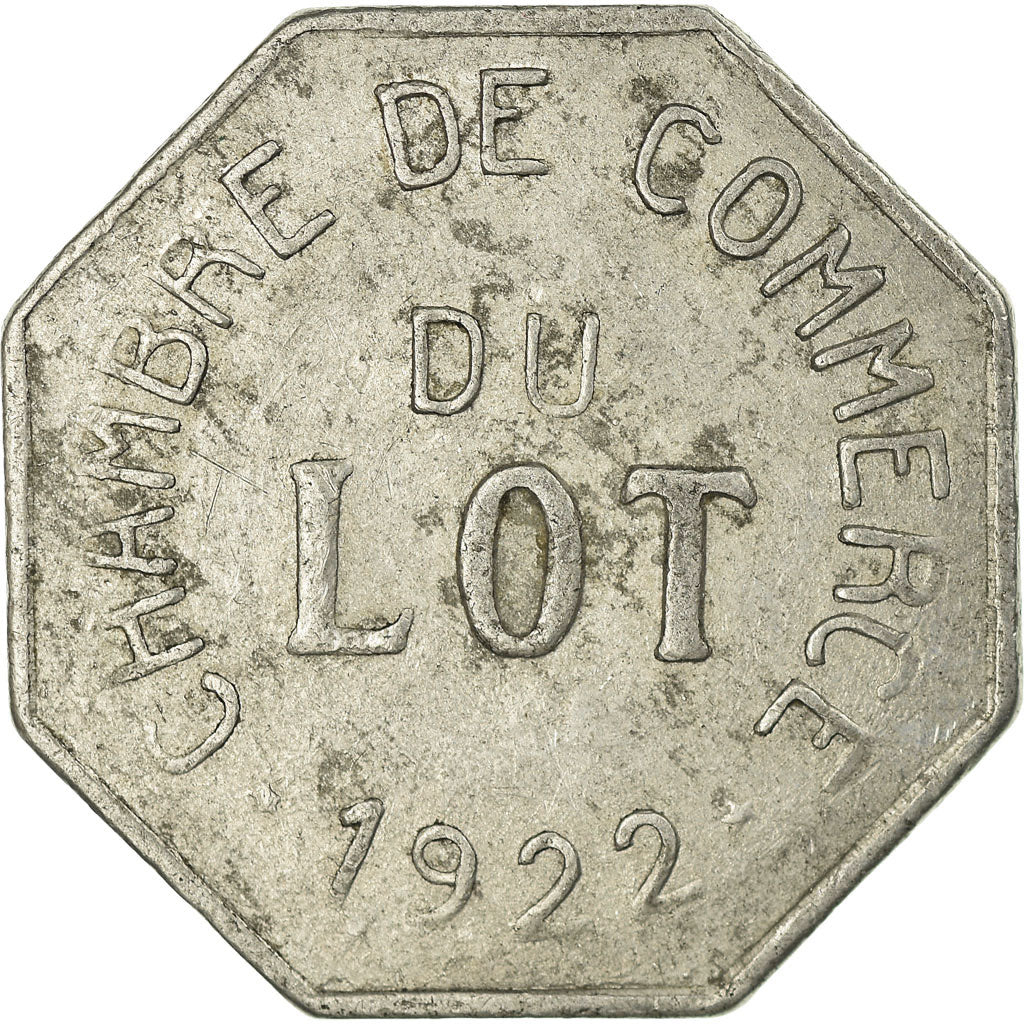 Coin, France, Chambre de Commerce du Lot, 25 Centimes, 1922, VF(30-35)