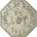 Coin, France, Chambre de Commerce du Lot, 25 Centimes, 1922, VF(30-35)
