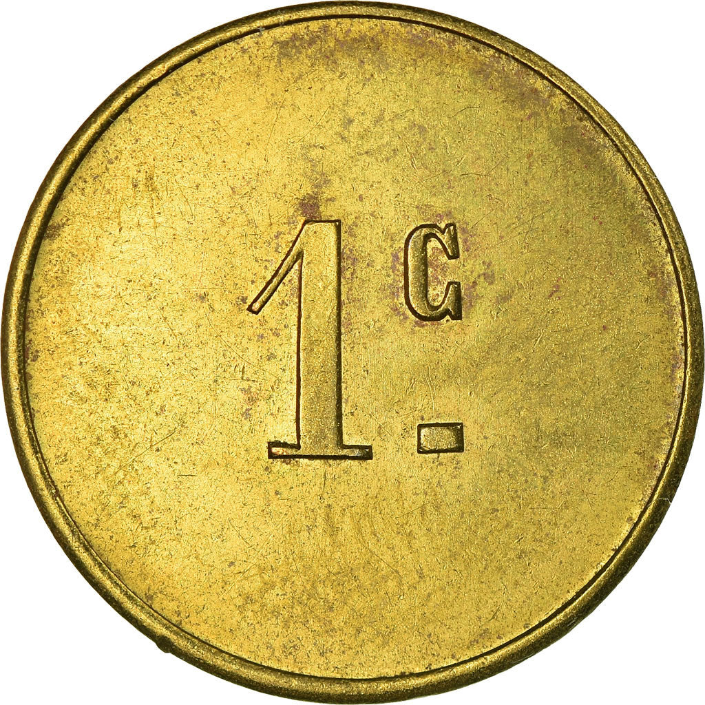 Coin, France, Atelier du Lude, Le Lude, 1 Centime, AU(55-58), Brass, Elie:10.1