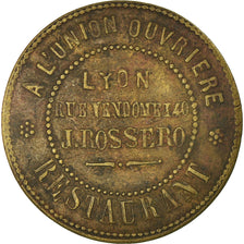France, Advertising Token, Lyon, A l'Union Ouvrière, Restaurant, EF(40-45)