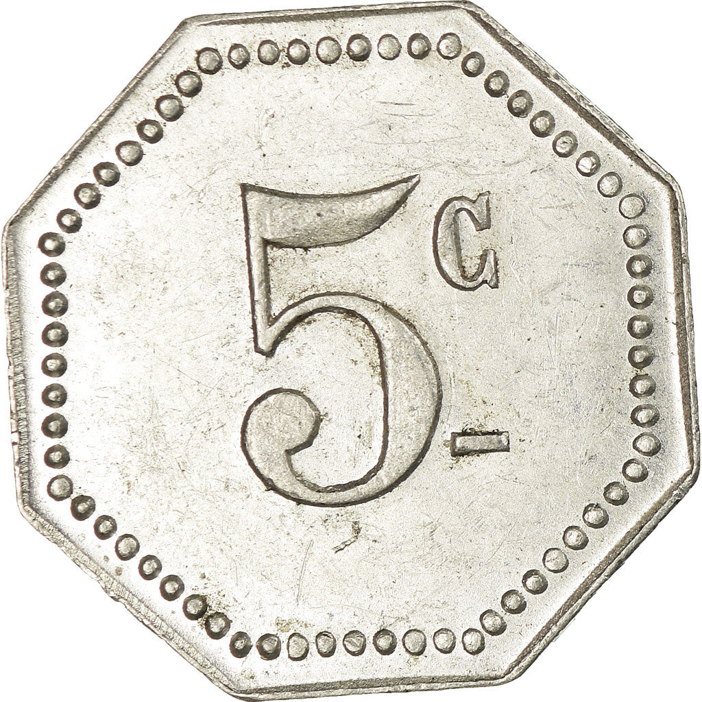 Moneda, Francia, Ville de Malakoff, Malakoff, 5 Centimes, EBC, Aluminio