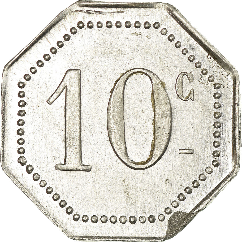 Munten, Frankrijk, Ville de Malakoff, Malakoff, 10 Centimes, PR, Aluminium