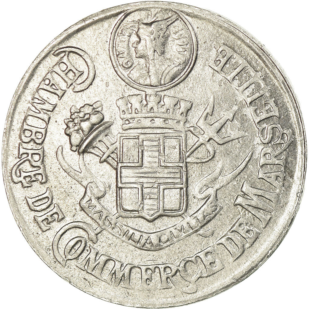Munten, Frankrijk, Chambre de Commerce, Marseille, 5 Centimes, 1916, PR