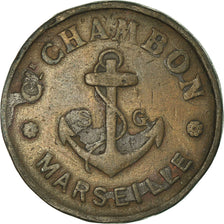 France, Token, Marseille, Compagnie CHAMBON, EF(40-45), Copper