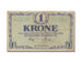 Banknote, Denmark, 1 Krone, 1921, KM:12g, AU(55-58)
