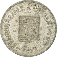 Coin, France, Etablissements ALQUIER Frères, Mazamet, 10 Centimes, 1922