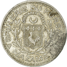 Moeda, França, Brûlerie Kursaal, Mazamet, 10 Centimes, EF(40-45), Alumínio