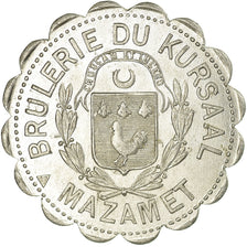 Moneta, Francja, Brûlerie Kursaal, Mazamet, 25 Centimes, AU(55-58), Aluminium