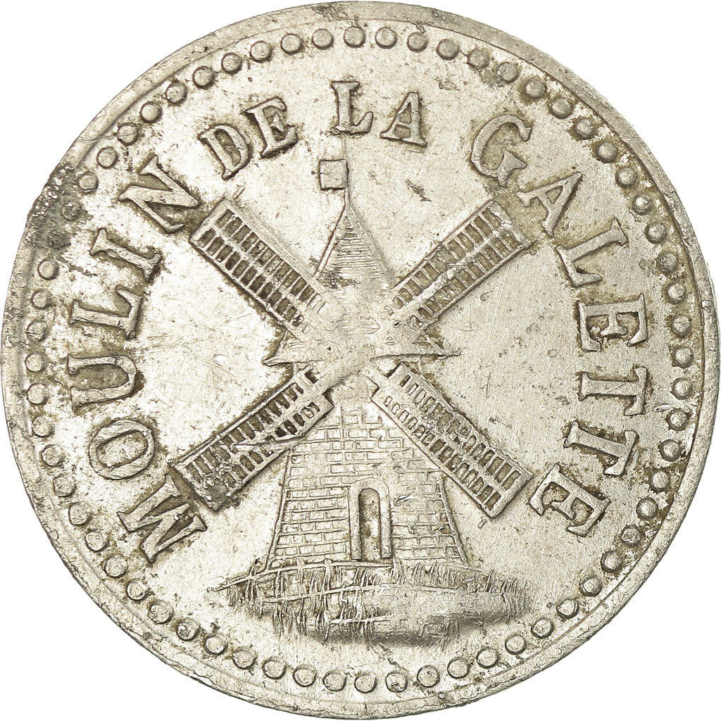 Moneda, Francia, Butte Pinson, Moulin de la Galette, Montmagny, 1 Franc, MBC